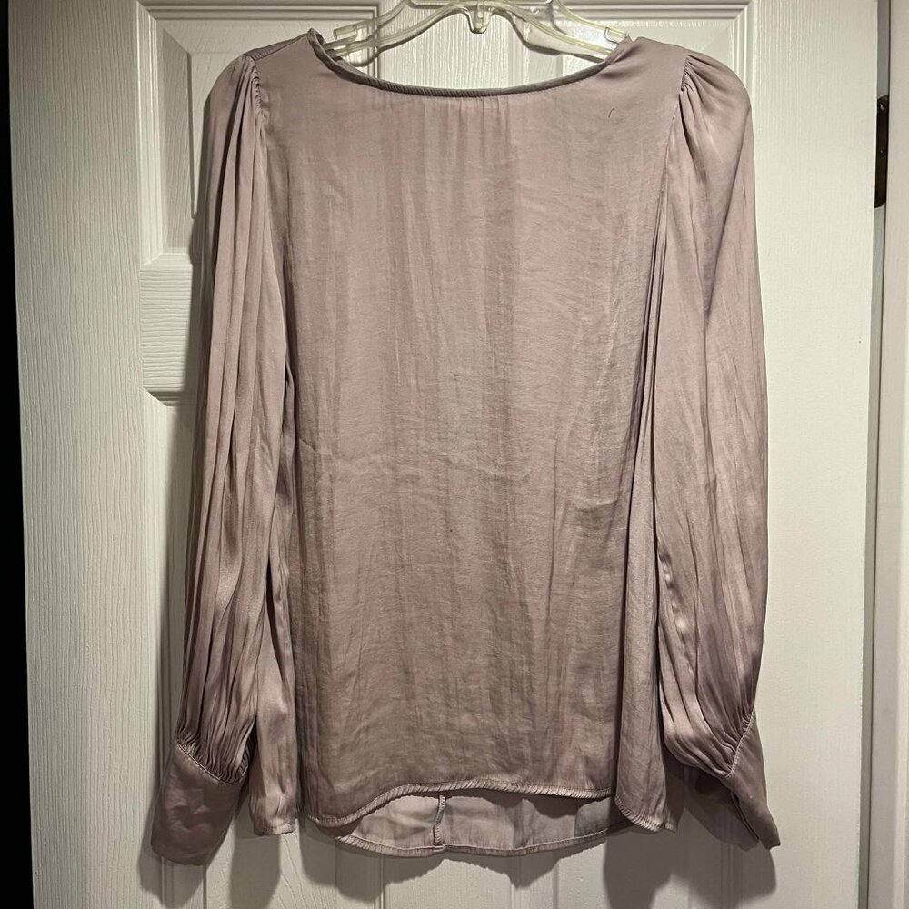 Philosophy Mauve Long Sleeve Blouse